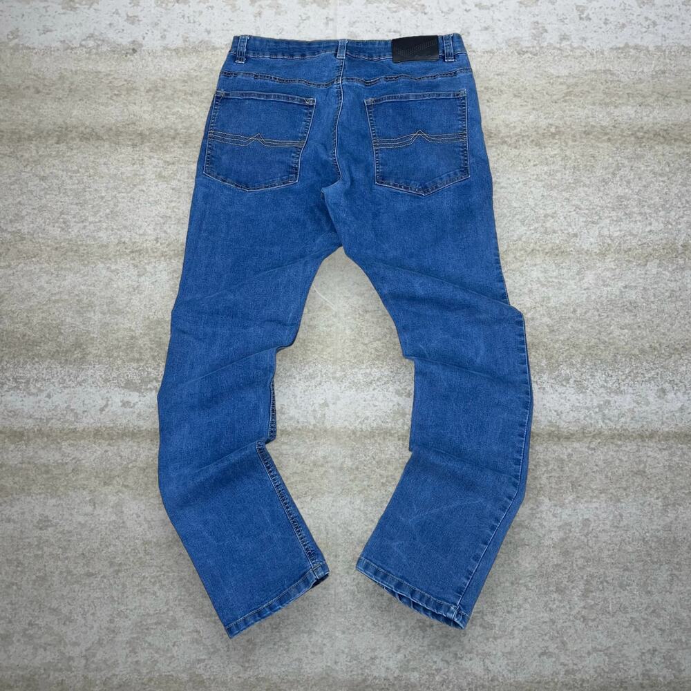Vintage Y2K Blecker & Mercer Jeans 34x32 Skinny Fit Medium Wash Denim